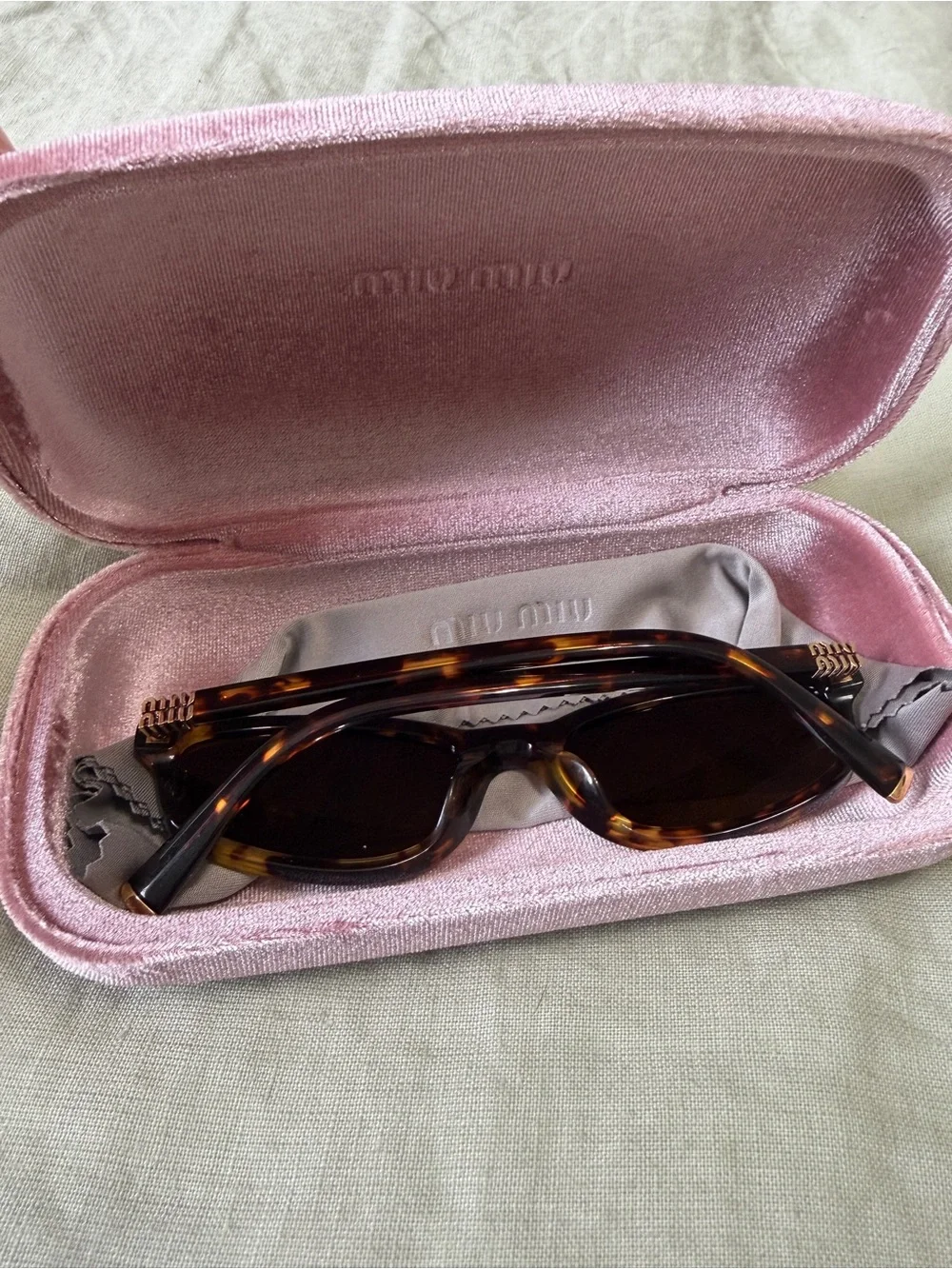 Miu Miu Regard Tortoiseshell Sunglasses
